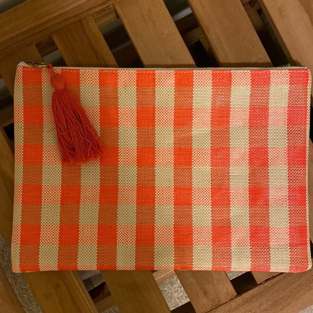 ❌Madewell Gingham Clutch Cosmetic Bag - Picture 2 of 6